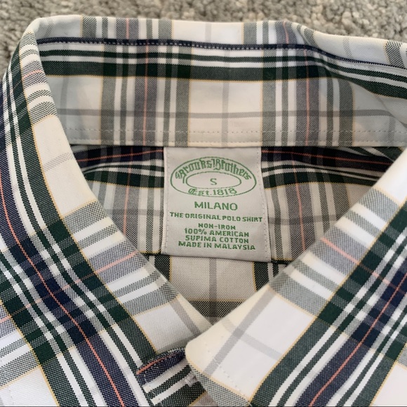 Brooks Bothers | Plaid Milano Dress Shirt - Picture 3 of 4
